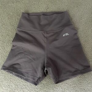 AYBL Women's Purple High-Waisted Biker Shorts